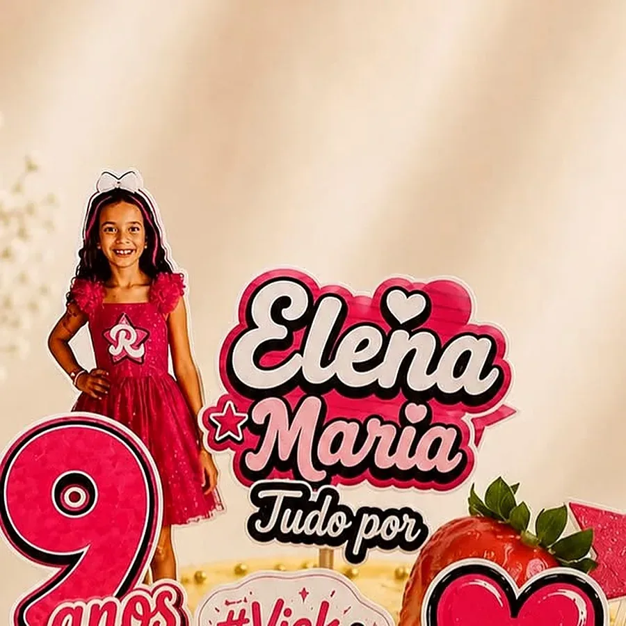 Bolo Elena Maria — 9 anos
